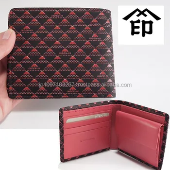 Authentic Japanese Style Deerskin Leather Wallet Men Designed Of Mt. Fuji - Buy Leather Wallet ...