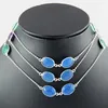 Unique Combination Of Multi Stone 925 Sterling Silver Necklace, 925 Wholesale Necklace Silver Jewelry, Unique Silver Jewelry