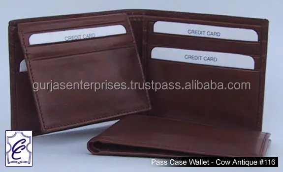 
Real leather bi fold Wallets 