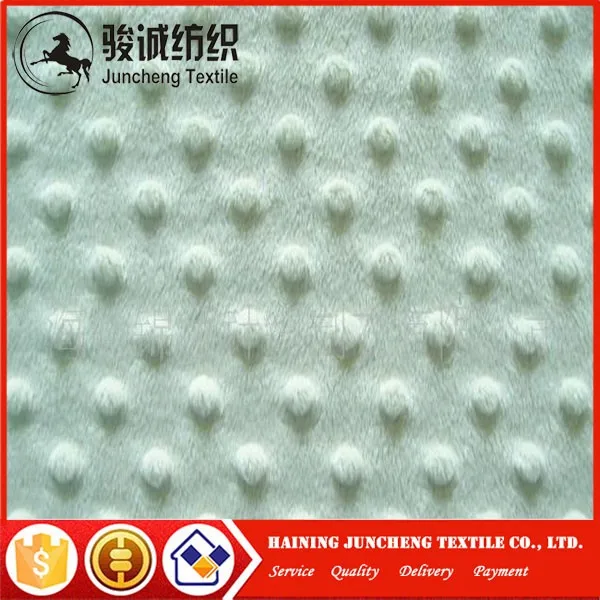 2018 Cheapest 3d Dots Embossed Soft Fabric For Blanket And Toys Buy