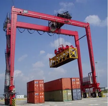 gjm 型双梁港口集装箱龙门起重机 100 吨价格