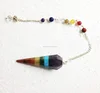 Latest Chakra Bonded Pendulum With Chakra chain | Prime Agate Exports | India