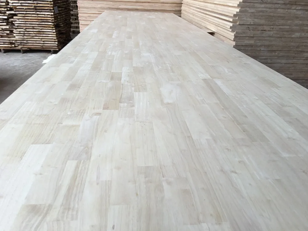 Rubber wood finger joint board/Rubber glued laminated timber