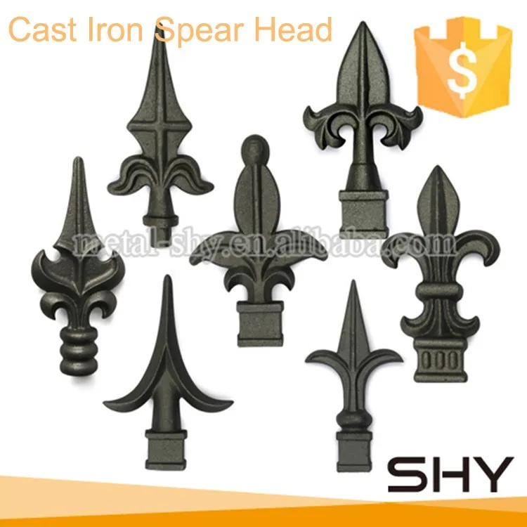Decorative Ornamental Metal Cast Iron Fence Spearheads.jpg