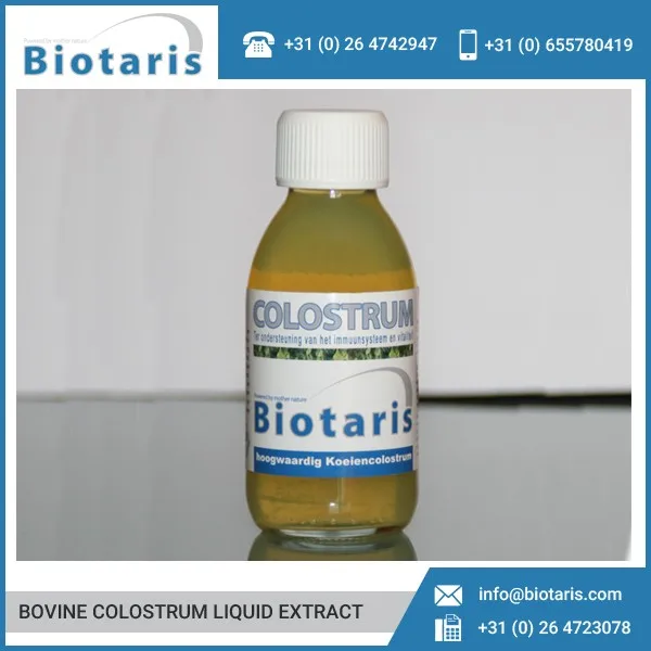 
100% Pure Bovine Colostrum Liquid Extract for Natural Substances and Increase Overall Health 