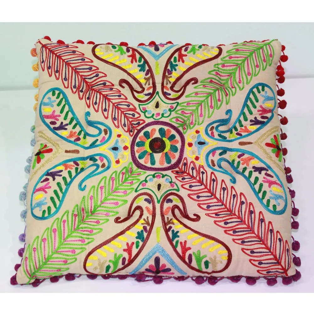 Designer Cotton Embroidered Kitchen Dining Chair Pad Seat Cushion Buy