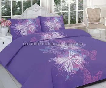 Beautiful 3d Butterfly Duvet Quilt Cover Pillow Case Bedding Set