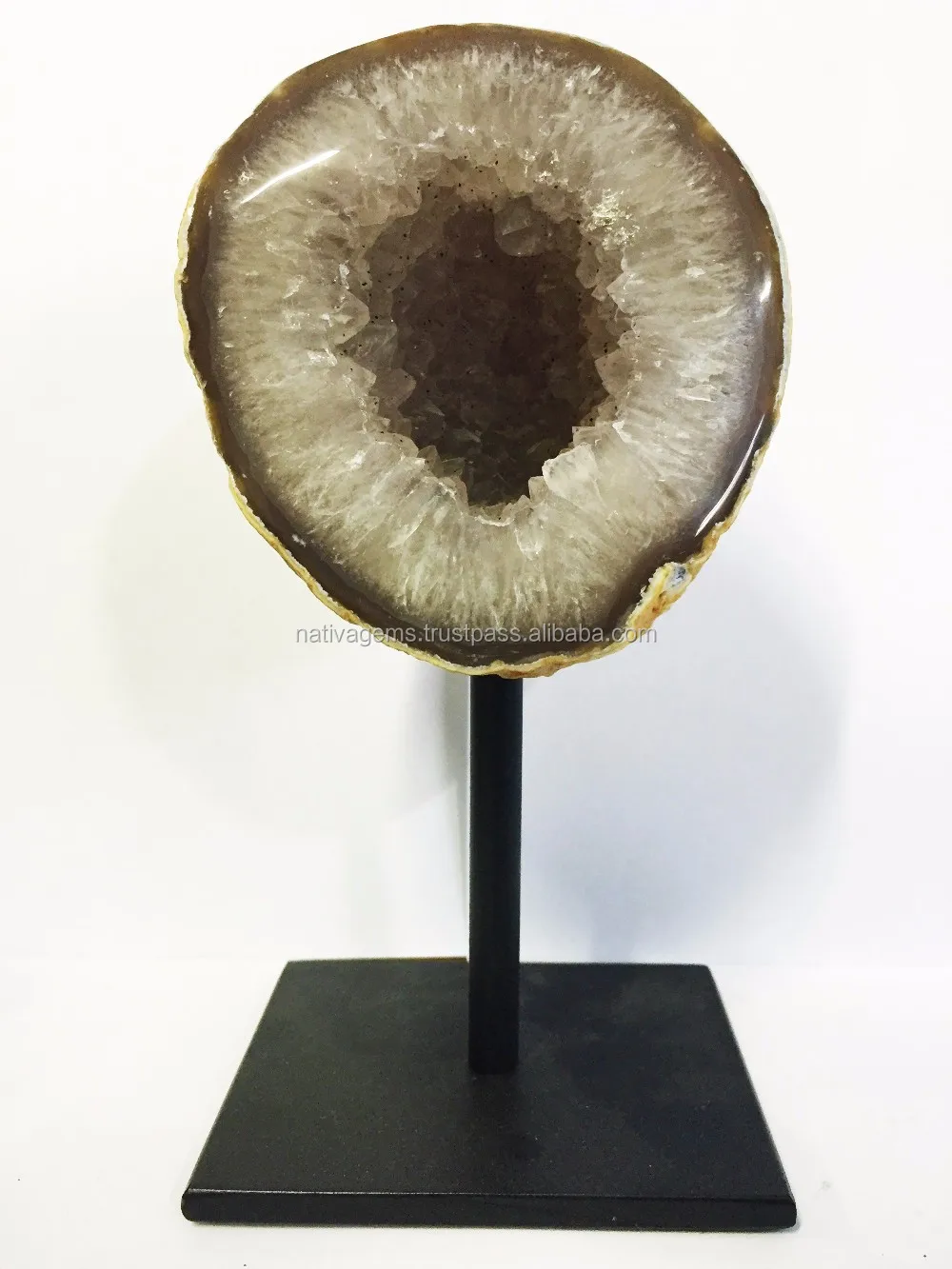 Agate Geode Metal Stands Buy Metal Sculpture Stands,Agate Geode,Metal