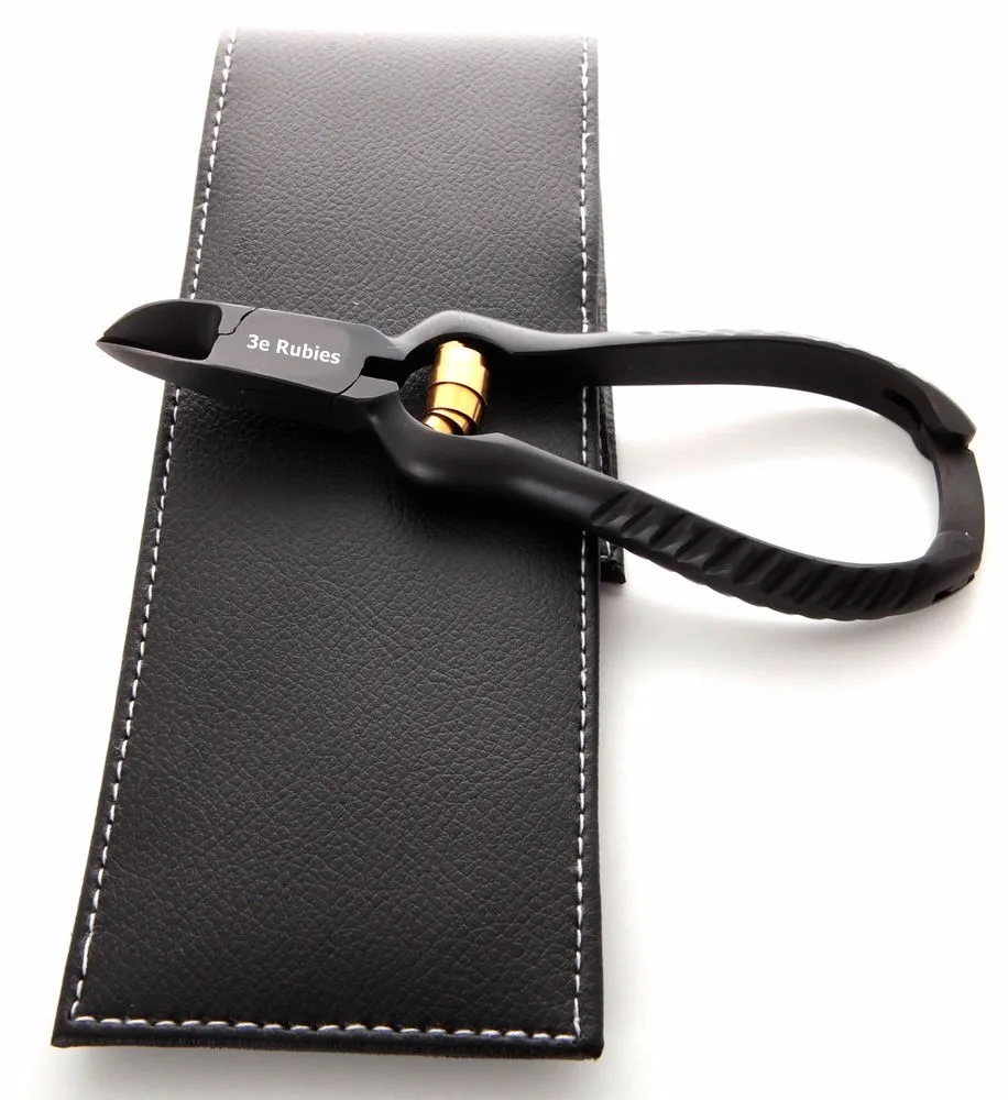 Full Black Matt Color Coated Cuticle And Nail Nippers Buy Nail