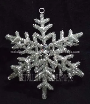 wire bead christmas ornaments