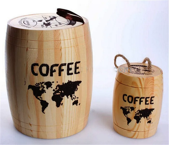 Wholesale Handcrafted Solid Wood Coffee Barrels Buy Wood Coffee Bean