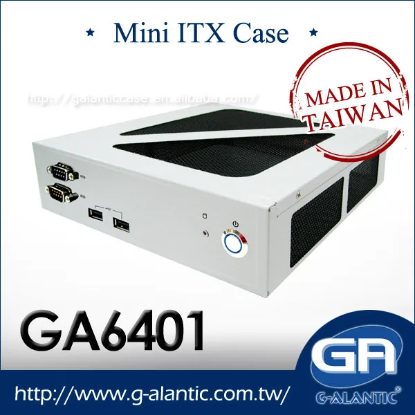Case Mini-ITX G-Alantic GA6401, Slim E Compatto, Supporto VESA E Ventola Laterale