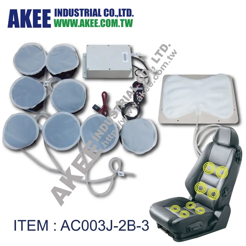 Luxury Vehicle Car Seat Lumbar Support 8 Auto Pneumatic Bladder Air