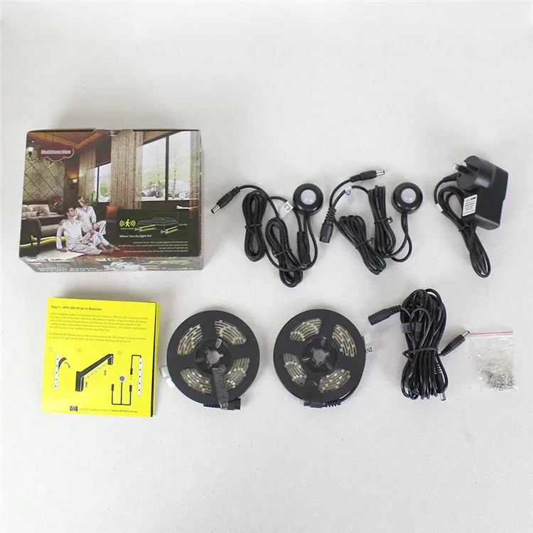 Smart Digital Led Motion Activated Under Bed Lighting System With