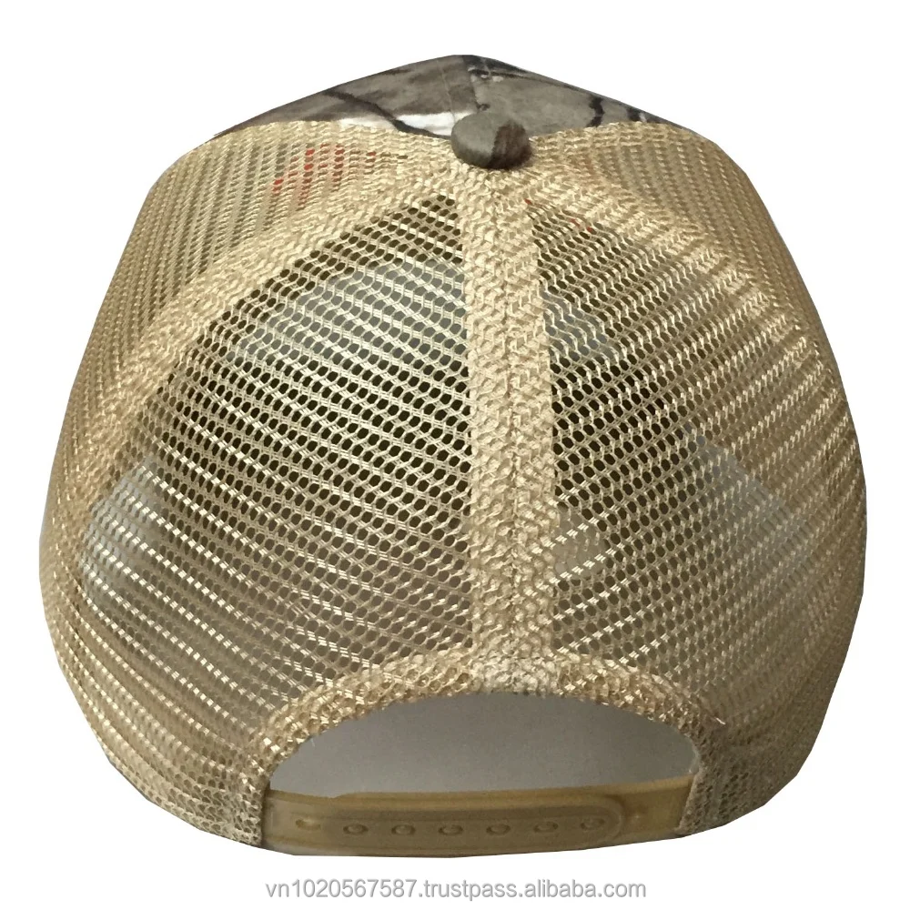 
Camo Cotton & Mesh Cap 