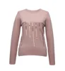 embroidered stylish flat knitted cashmere sweater