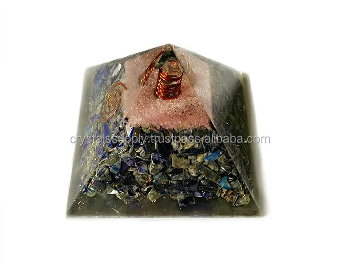 Lapis Lazuli Orgone Pyramid With Crystal Point & Rose Quartz Layer.jpg