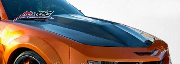 2010-2015 Chevrolet Camaro Carbon Creations Circuit Hood - 1 Piece (3).jpg