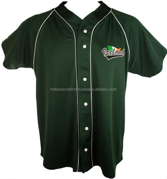 plain button up baseball jerseys