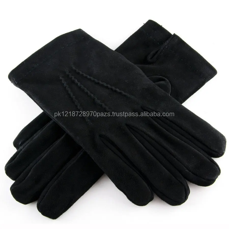 women's suede gloves lined