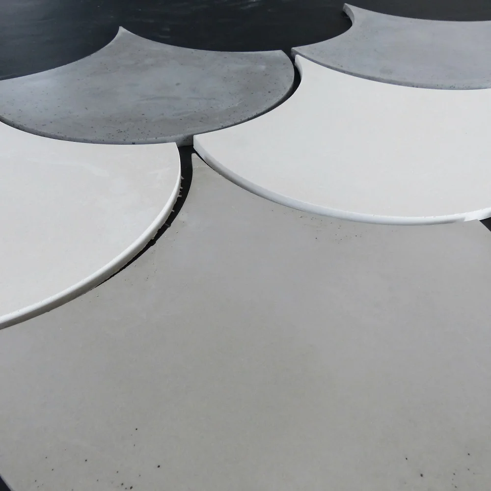 
Architectural concrete tiles 