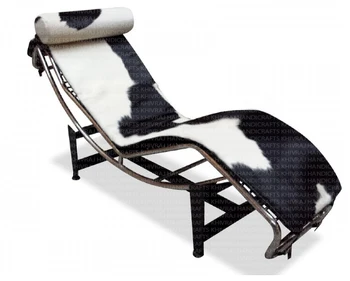 Corbusier Chaise Lounge Black And White Cowhide Buy Pool