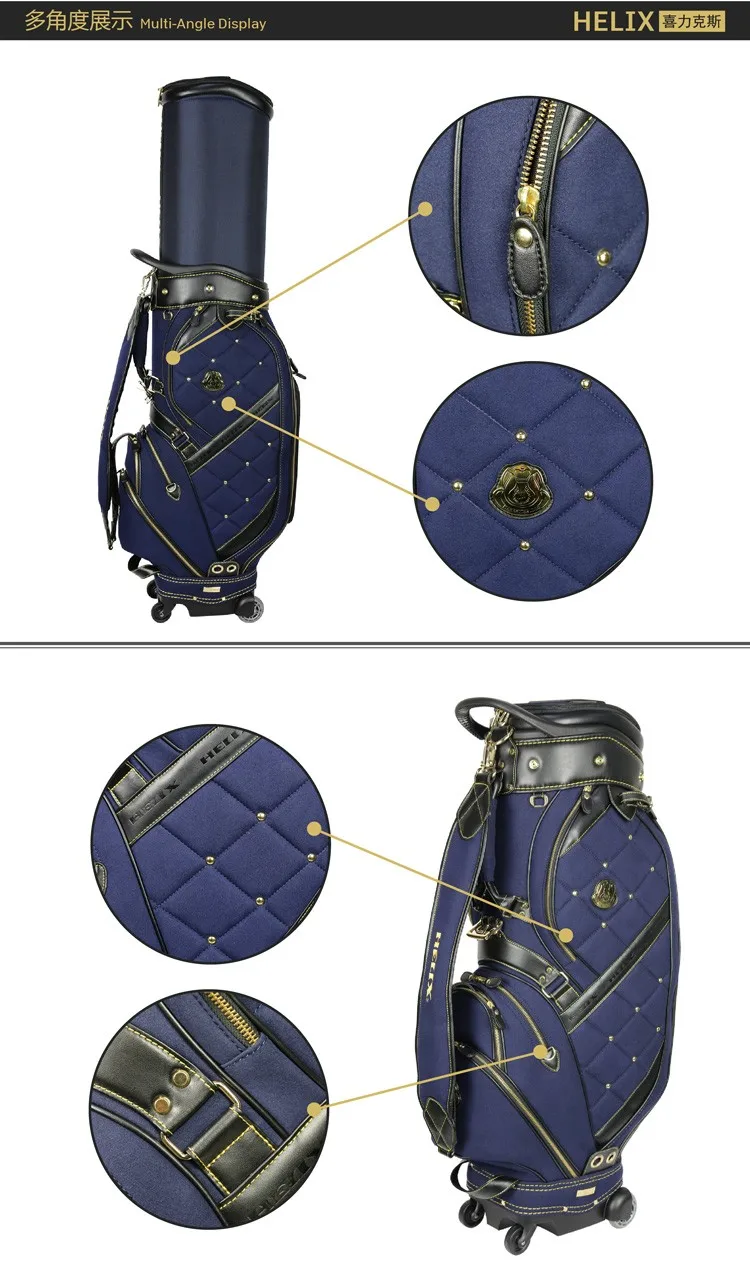 China Factory Price Helix Golf Bag,Golf Cart Bag,Golf With 4 Ways