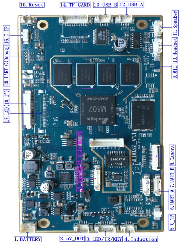 10inch Touch Screen Monitor Controller Pcb Circuit Boards Support