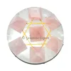 Rose Quartz Engraved Pentagram Pyramids Set : Supplier of Metaphysical Crystals