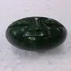 Green Jade Buddha Spheres: Wholesale Gemstone Buddha Face Carved Spheres From India