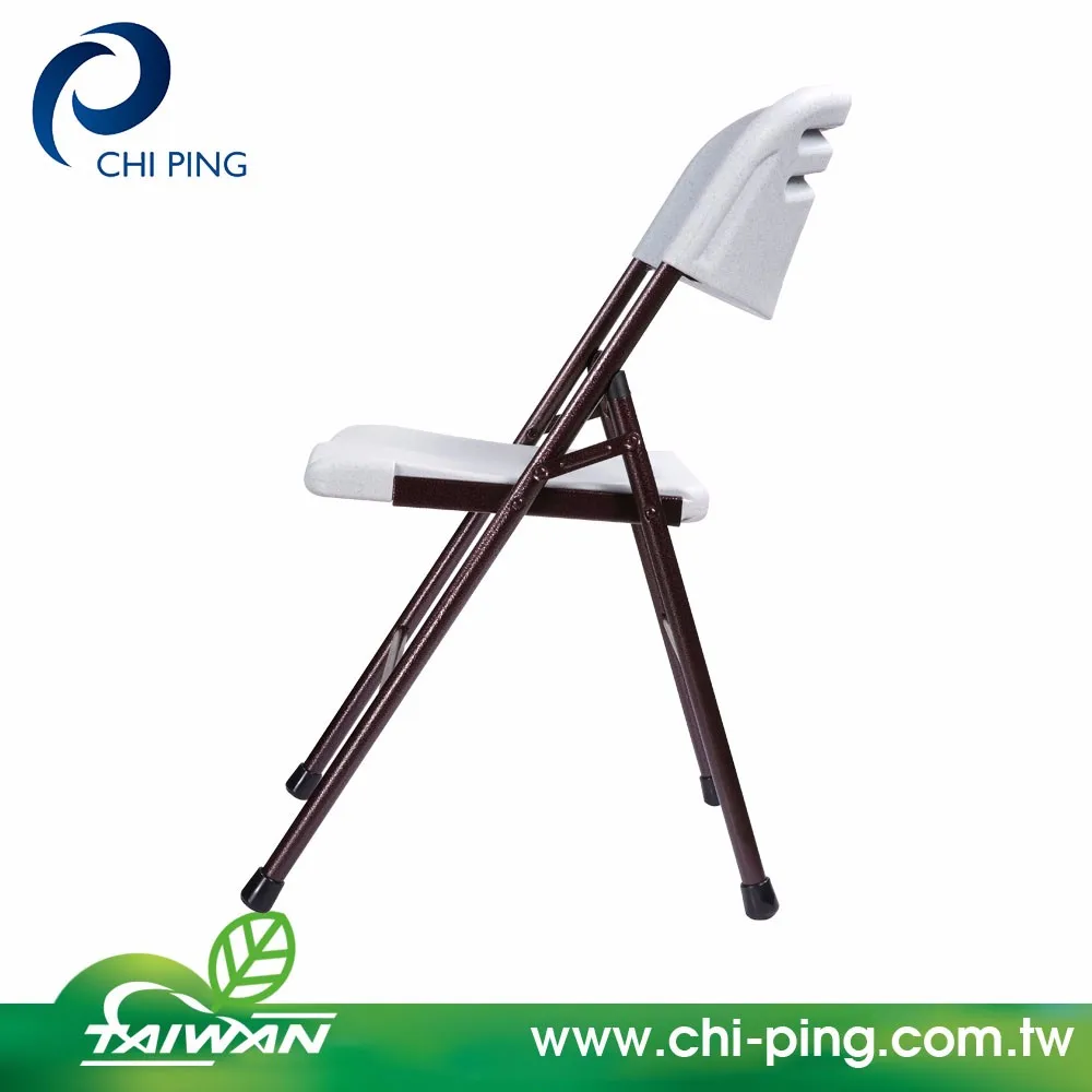 EFC-993, side view, folding chair, grey, plastic chair