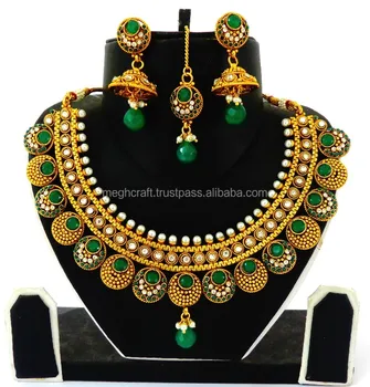 India Selatan Satu Gram Berlapis Emas Kalung Pengantin Set Memakai Pernikahan Perhiasan Fashion Perhiasan Bollywood Kalung Set Buy Satu Gram Emas Perhiasan Perhiasan India Membeli Grosir Indian Perhiasan Imitasi Perhiasan Satu Gram Perhiasan