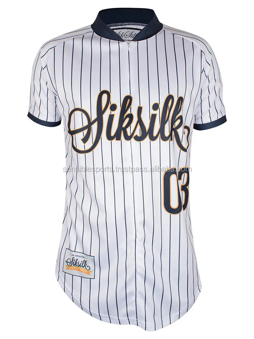 OEM Service Wholesale Baseball Shirts Blank Pinstripe Baseball Clothing -  China Sports Wear and Sportswear price