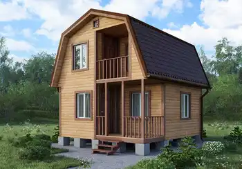 House M 6x4 Frame With 2x6 M Bathroom On The Second Floor Buy