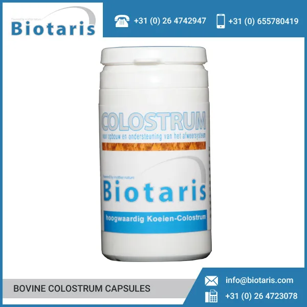 
Best Selling Premium Quality Bovine Colostrum Capsules for Increase Immune System 
