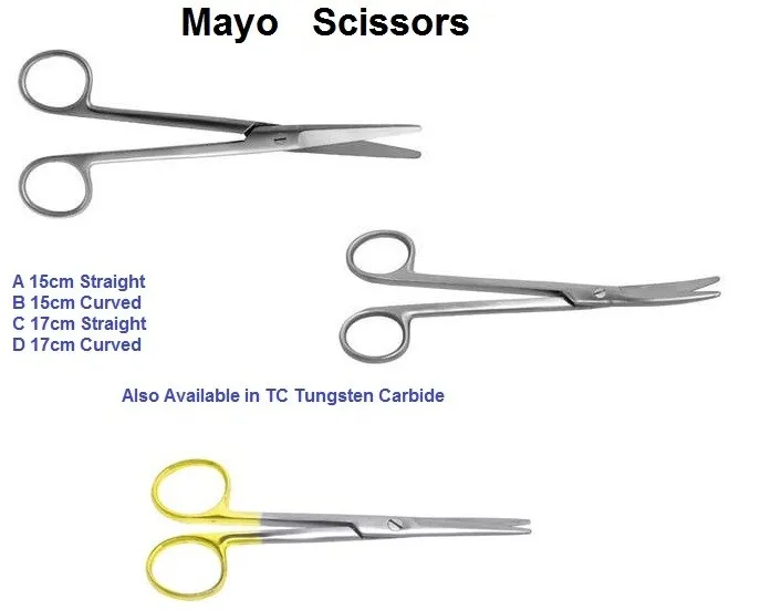 Stainless Steel Mayo Scissors - Buy Mayo Scissors Straight Mayo ...