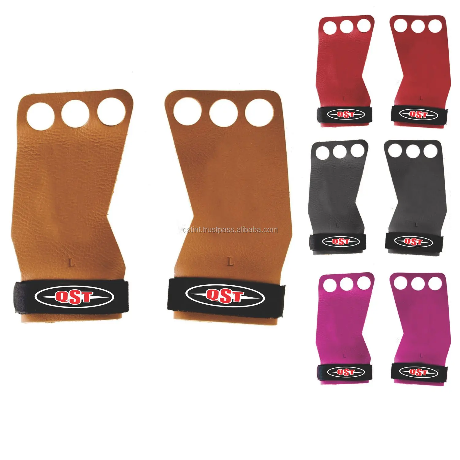 Weight Lifting Pro Crossfit Hand Grip Gymnastic Hand Protector 3hole