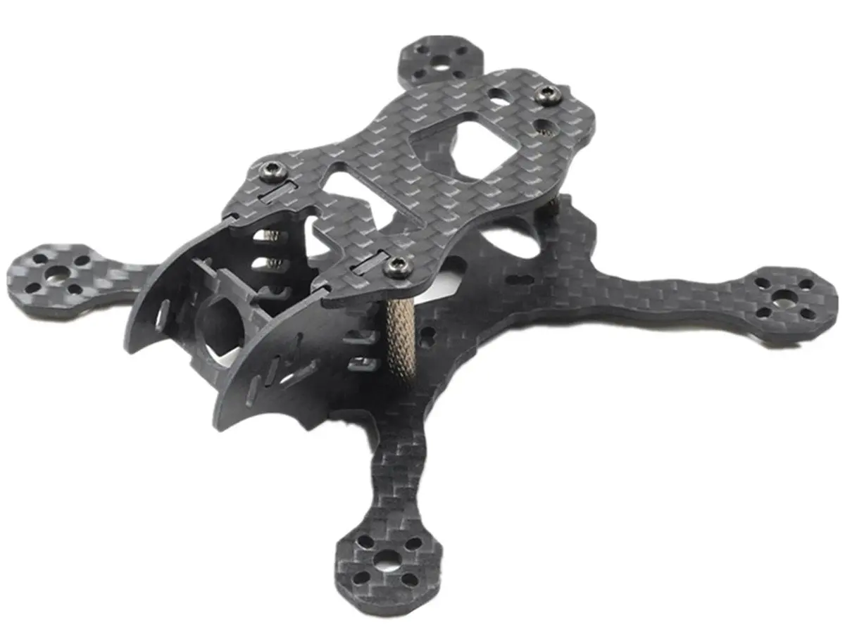 80Mm Fpv Drone Frame Micro Fibra De Carbono Suporte 1104 1106 Brushless Motors De Corrida