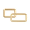 Custom size stock silver gold handbag hardware metal buckle ring for bag strap