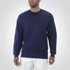 OEM Custom all colors plain sweatshirt ribbed cuffs/2018 wholesale cotton polyester sweatshirts