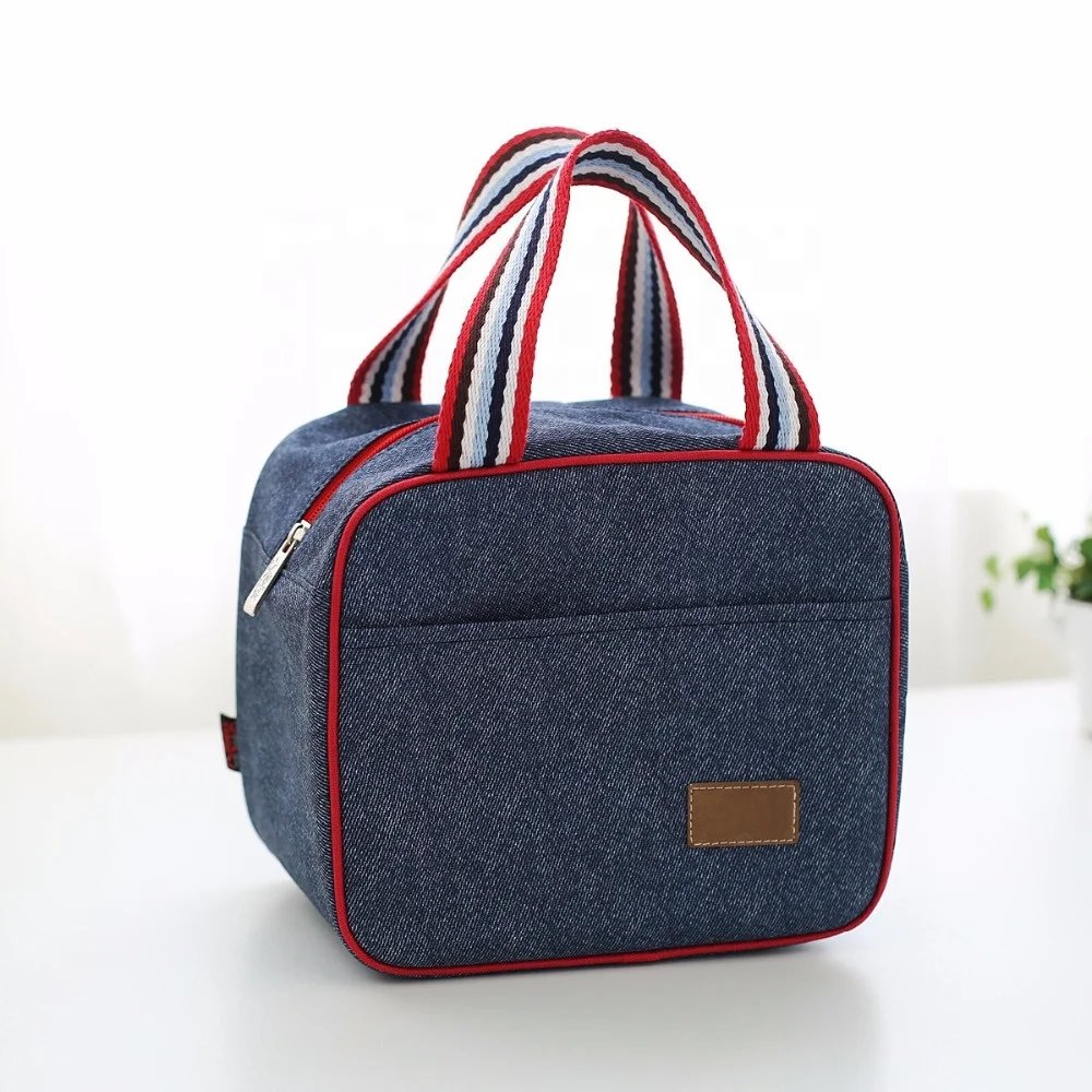 

600D Lady bag polyester shoulder cool bag insulated strap lunch cooler bags waterproof cooler box promotional gifts, Picture color