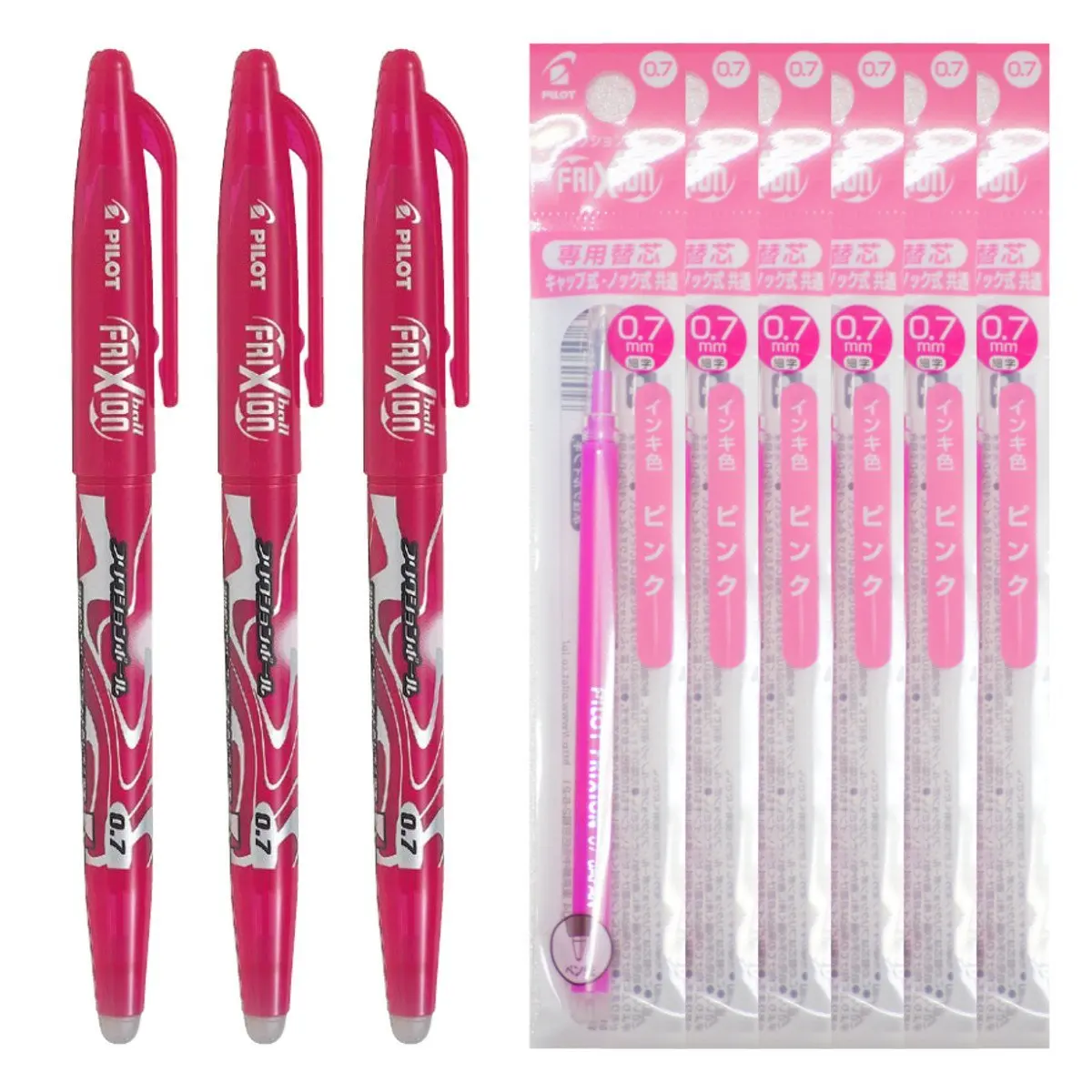 pink ink pens