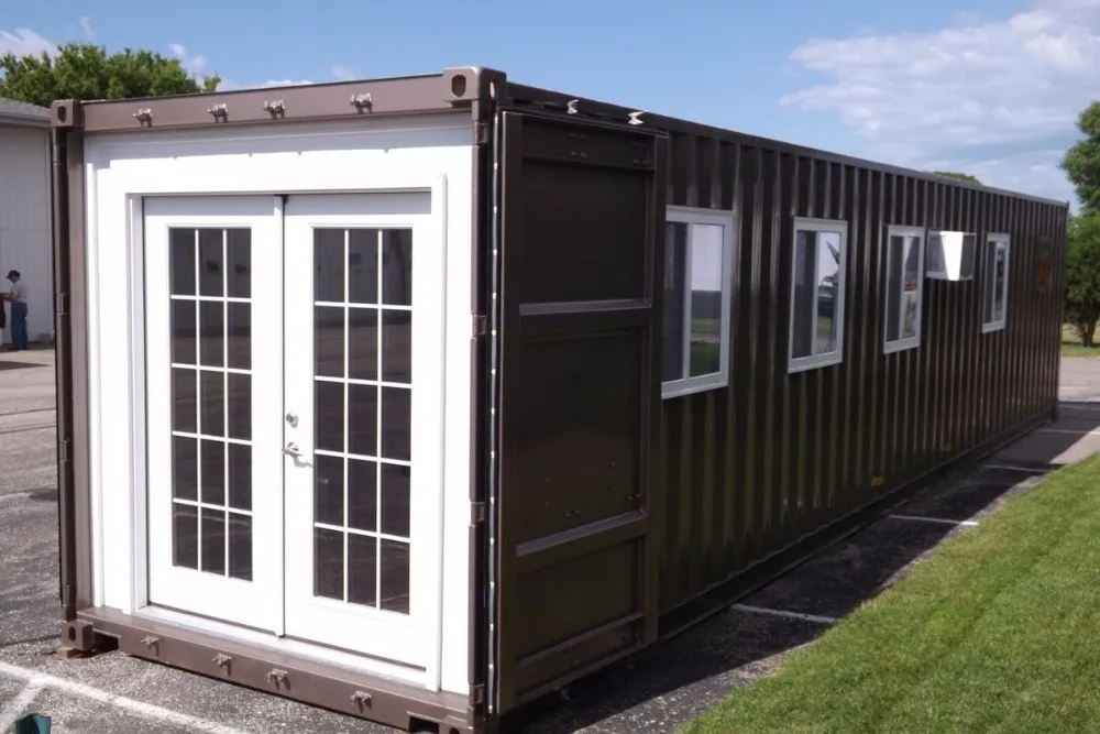 Prefab 20ft flat pack container homes  house for Philippines