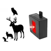 Solar Powered Animal Repeller Deer Raccoon Owl Repellent Work at Night