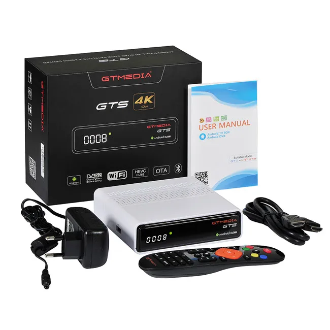 

New Arrival GTMedia GTS Android 6.0 TV BOX DVB-S/S2 Satellite TV Receiver Digital Decoder DVB-S2 Modulator Free to Air