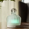 mini household invention goods compact glass aroma oil fan diffuser powered by USB or batteries GH2131D