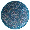 Handmade Serving Wall Hanging Blue Colors Decorative Pottery Plates
