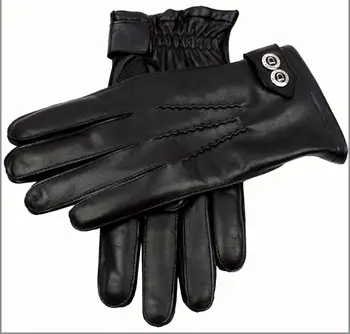 mens black dress gloves