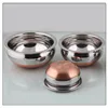Stainless Steel Copper Base Serving Bowl