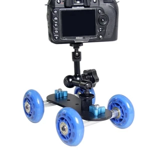 YELANGU Mini Camera Dolly Track Car